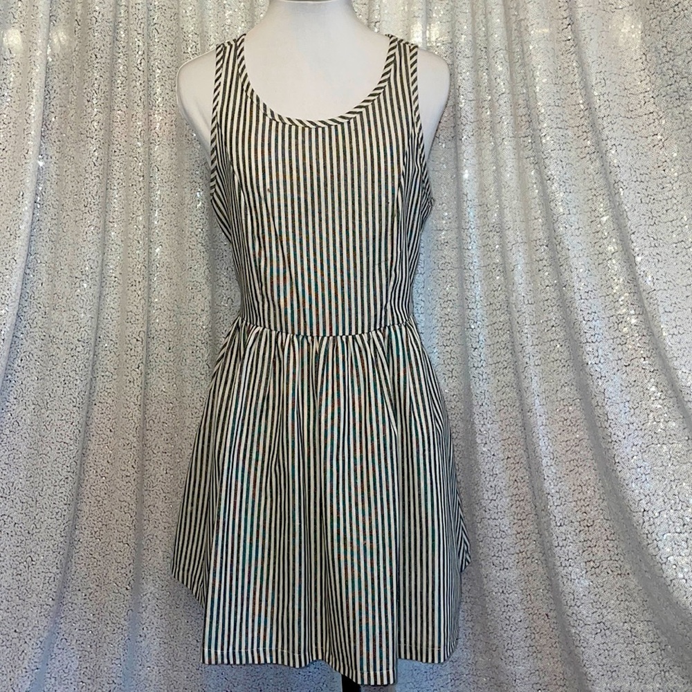 Darling Striped POL Mini Dress